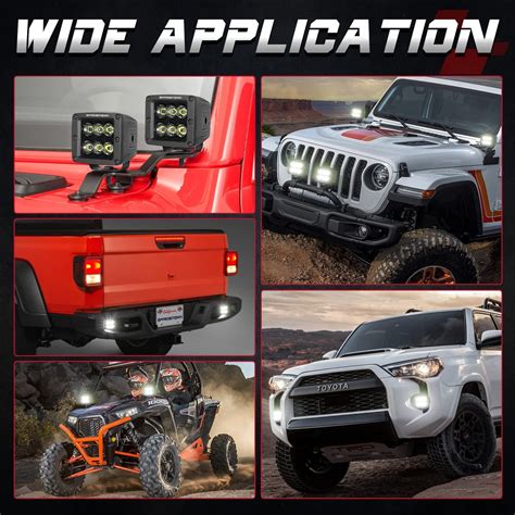 good led cube lights for jeep that are affordable